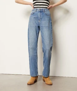 Jeans Mit Geradem Schnitt BLAU -Damen mode Geschaft 653991223 6