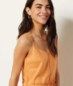 Caraco Aus Leinenmischgewebe BUTTERBLUME -Damen mode Geschaft 653995858 c