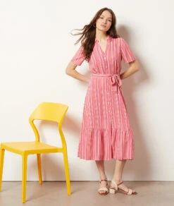 Langes Kleid Mit Print ROSA