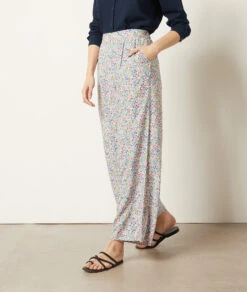 Fließende, Weit Geschnittene Hose BLAUGRÜN -Damen mode Geschaft 654002336 c