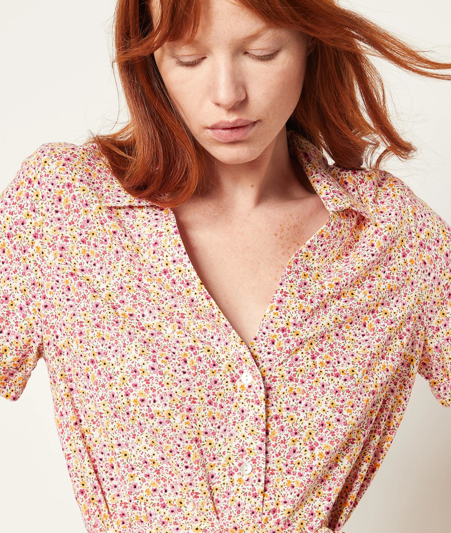 Kleid Aus Leinenmischgewebe KORALLE 6 Kleid Aus Leinenmischgewebe KORALLE – Bild 4