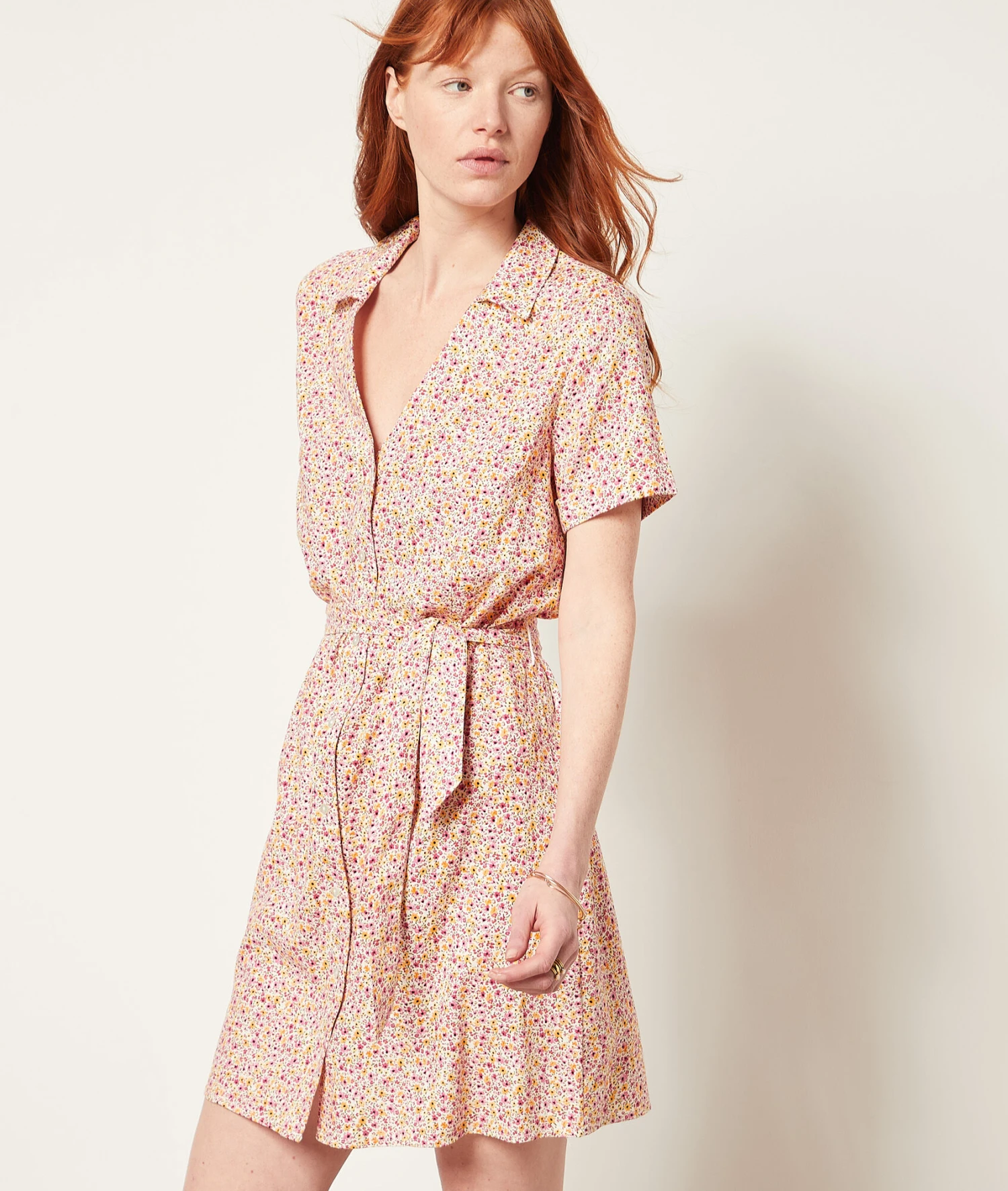 Kleid Aus Leinenmischgewebe KORALLE 7 Kleid Aus Leinenmischgewebe KORALLE – Bild 5