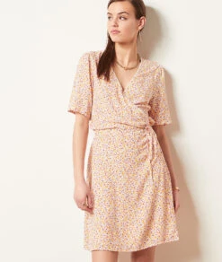 Wickelkleid Mit Print KORALLE -Damen mode Geschaft 654006006 6