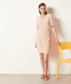 Wickelkleid Mit Print KORALLE