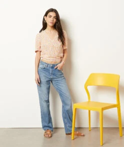 T-Shirt In Wickelform ROSA 9 T-Shirt In Wickelform ROSA -Damen mode Geschaft 654006406 6