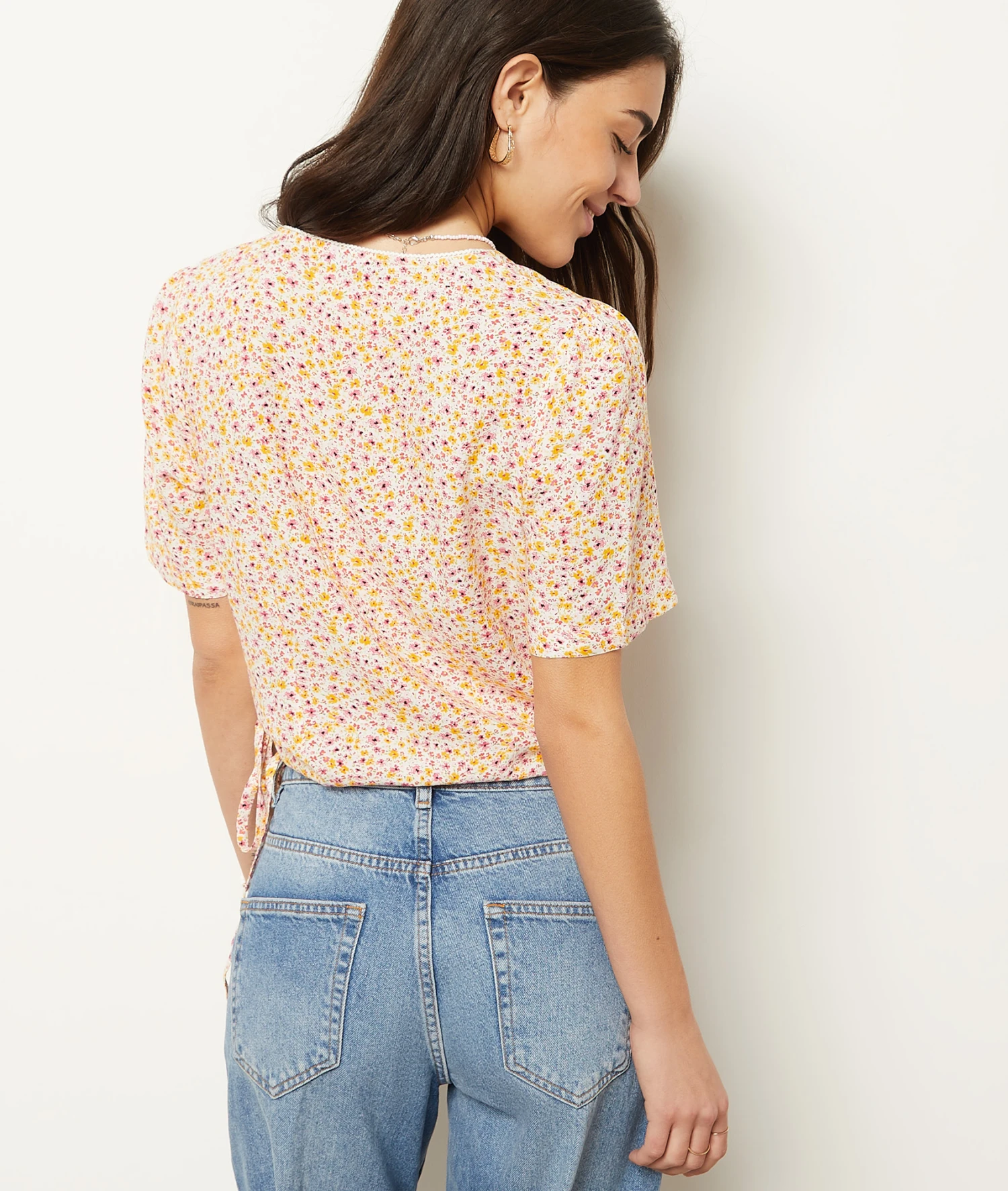 T-Shirt In Wickelform ROSA 4 T-Shirt In Wickelform ROSA – Bild 2