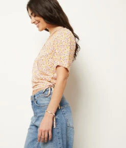 T-Shirt In Wickelform ROSA 11 T-Shirt In Wickelform ROSA -Damen mode Geschaft 654006406 c