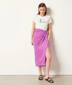 Langer Rock Mit Schlitz PARMA 9 Langer Rock Mit Schlitz PARMA -Damen mode Geschaft 654006710 6