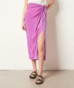 Langer Rock Mit Schlitz PARMA 11 Langer Rock Mit Schlitz PARMA -Damen mode Geschaft 654006710 c