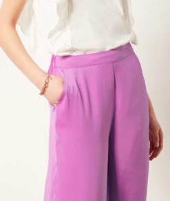 Hose Aus Fließendem Material PARMA -Damen mode Geschaft 654011610 b