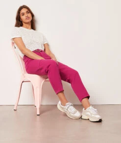 Jeans Im Karottenschnitt FUCHSIA -Damen mode Geschaft 654015972 6