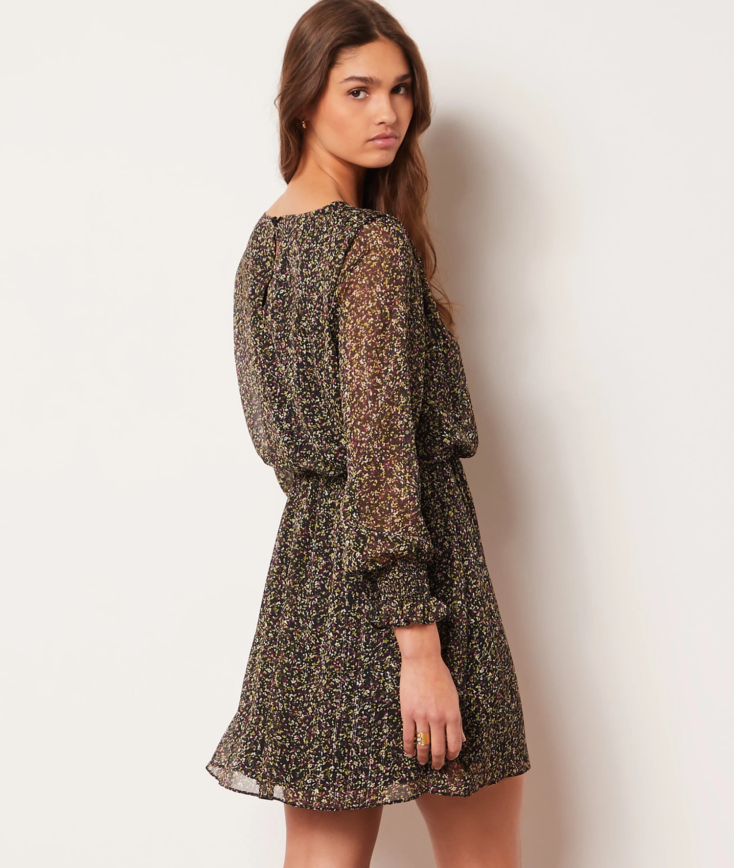 Kleid Mit Print SCHWARZ 4 Kleid Mit Print SCHWARZ – Bild 2