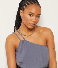 Asymmetrisches Kleid OXYGENE -Damen mode Geschaft 654019621 b