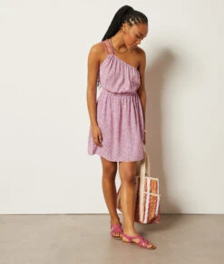 Asymmetrisches Kleid LILA -Damen mode Geschaft 654019707 6