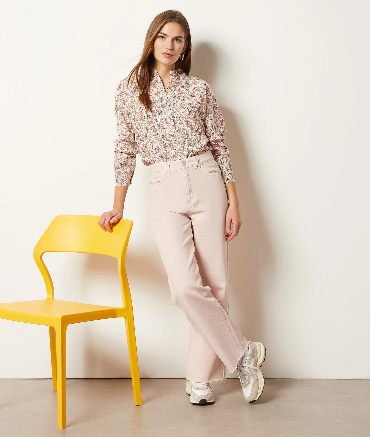 Weit Geschnittene Jeans PUDERROSA 3 Weit Geschnittene Jeans PUDERROSA