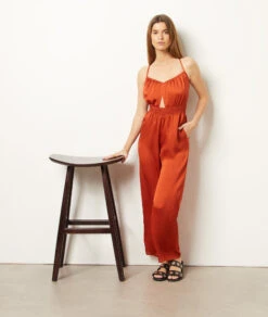 Jumpsuit Mit Gekreuztem Rücken HENNA -Damen mode Geschaft 654035591 6