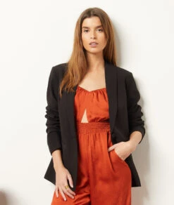 Jumpsuit Mit Gekreuztem Rücken HENNA -Damen mode Geschaft 654035591 c