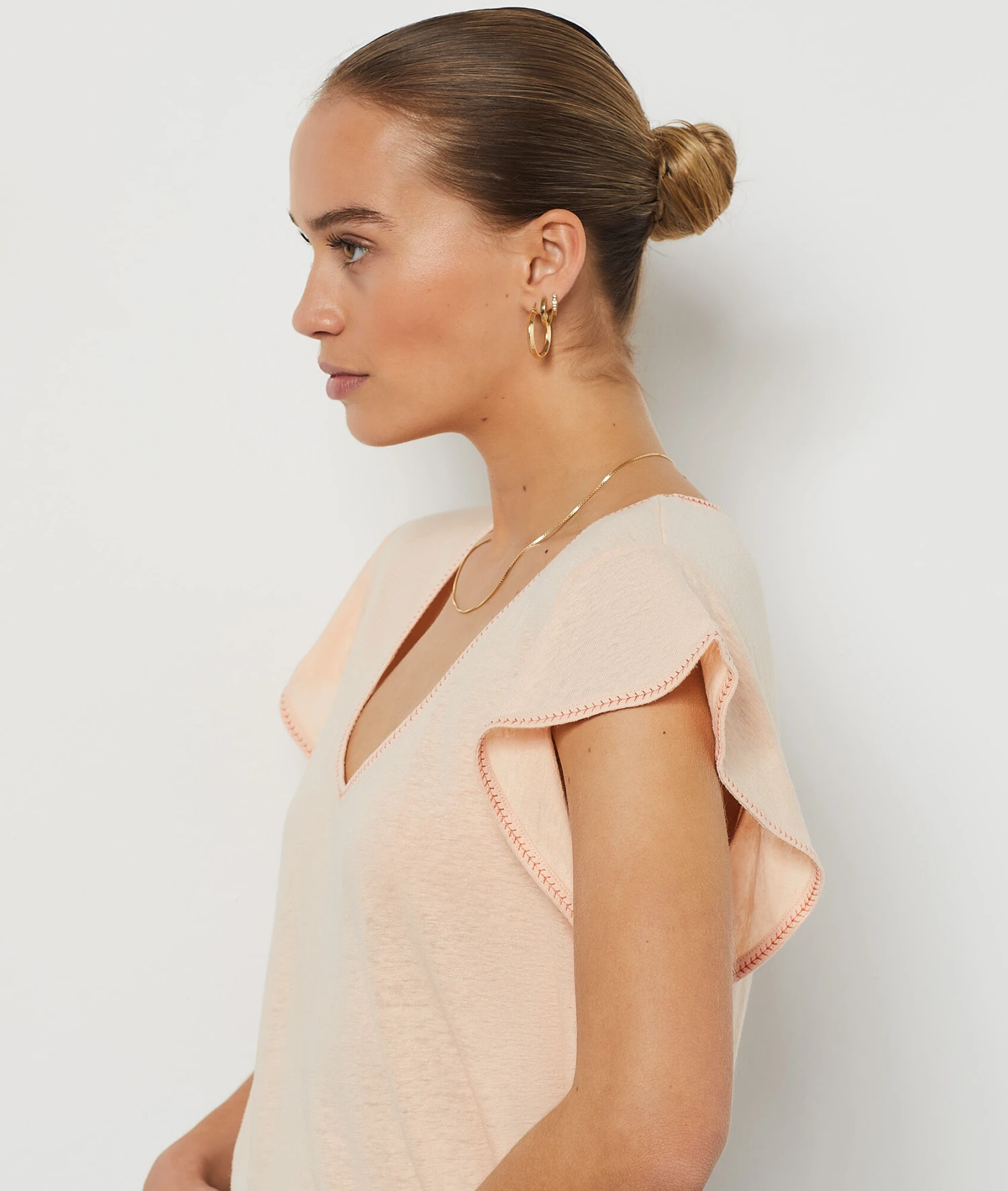 T-Shirt Mit Kurzen Ärmeln LACHS 6 T-Shirt Mit Kurzen Ärmeln LACHS – Bild 4