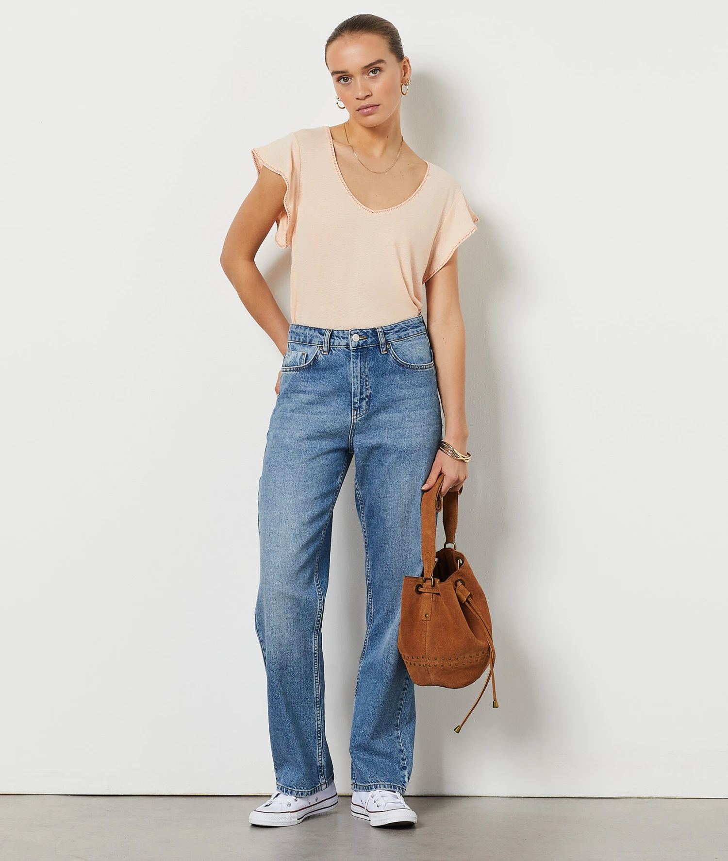 T-Shirt Mit Kurzen Ärmeln LACHS 3 T-Shirt Mit Kurzen Ärmeln LACHS