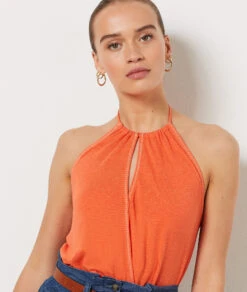 Caraco Zum Binden ORANGE 10 Caraco Zum Binden ORANGE -Damen mode Geschaft 654037363 b
