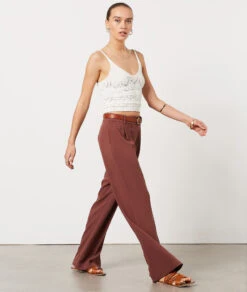 Top In Häkeloptik ECRU -Damen mode Geschaft 654045780 6