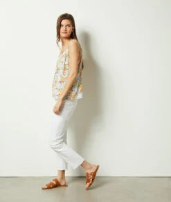 Caraco Mit Spitze Am Ausschnitt MEHRFARBIG -Damen mode Geschaft 654048590 c