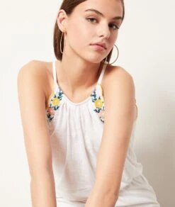 Overall Mit Stickerei-Details ECRU