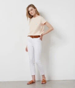 T-Shirt Mit Kurzen Ärmeln, 100 % Baumwolle KORALLE -Damen mode Geschaft 654066062 6