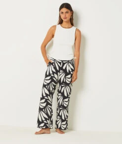 Débardeur De Pyjama Côtés Froncés ECRU -Damen mode Geschaft 654069480 6