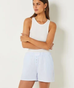 Débardeur De Pyjama Dos Nageur BLANC