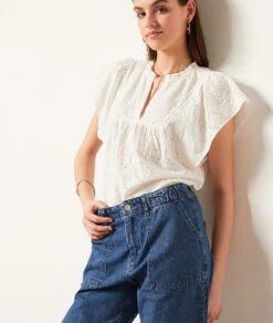 Gerade Jeans, 100 % Baumwolle KÖNIGSBLAU -Damen mode Geschaft 654071923 c