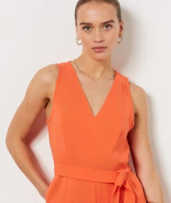 Hosenkombi ORANGE -Damen mode Geschaft 654073963 b