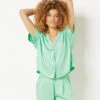Pyjamaoberteil Aus Modal SEEGRÜN 2 Pyjamaoberteil Aus Modal SEEGRÜN -Damen mode Geschaft 654077140 x