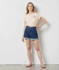 T-shirt Manches Courtes 100% Coton CORAIL 9 T-shirt Manches Courtes 100% Coton CORAIL -Damen mode Geschaft 654085762 6