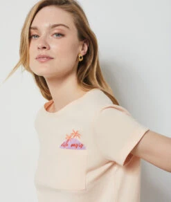 T-shirt Manches Courtes 100% Coton CORAIL 10 T-shirt Manches Courtes 100% Coton CORAIL -Damen mode Geschaft 654085762 b