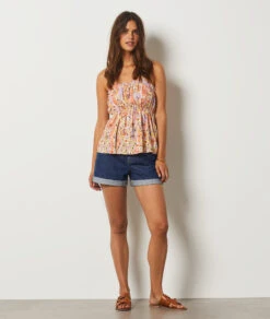 Caraco Imprimé MULTICOLORE 9 Caraco Imprimé MULTICOLORE -Damen mode Geschaft 654093190 6