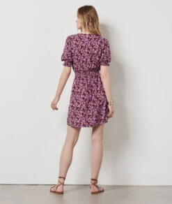 Robe Imprimée MARRON -Damen mode Geschaft 654093787 a