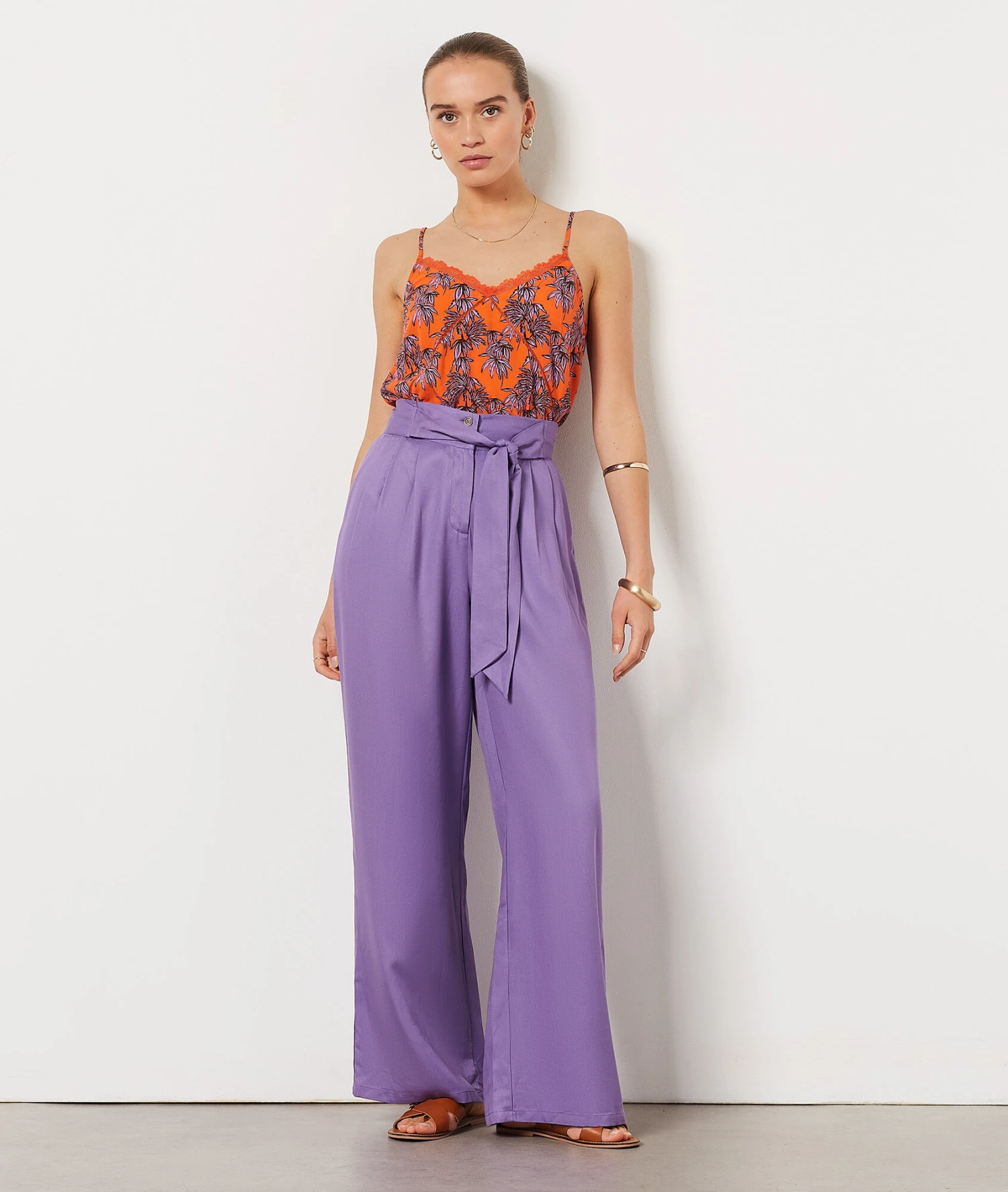 Caraco à Fines Bretelles BRIQUE 5 Caraco à Fines Bretelles BRIQUE – Bild 3