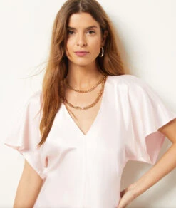 Kurzes, Fließendes Kleid BLUSH 10 Kurzes, Fließendes Kleid BLUSH -Damen mode Geschaft 654104594 b