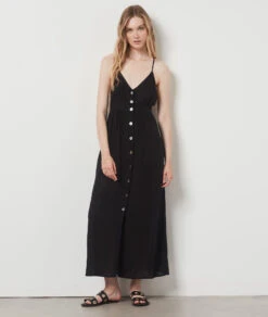 Robe Longue Dos Nu NOIR 9 Robe Longue Dos Nu NOIR -Damen mode Geschaft 654105405 6