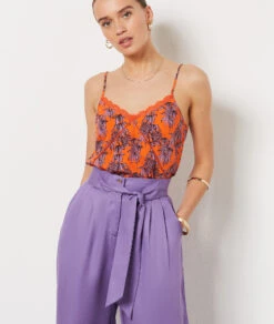 Pantalon Coupe Large PARME -Damen mode Geschaft 654134010 b