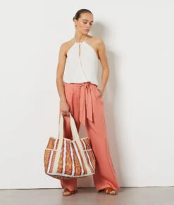 Pantalon Coupe Large ROSE 11 Pantalon Coupe Large ROSE -Damen mode Geschaft 654134070 c