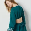 Robe Longue Dos Nu VERT -Damen mode Geschaft 654140331 x