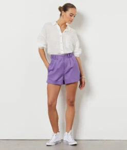 Short Taille Haute PARME -Damen mode Geschaft 654141510 6