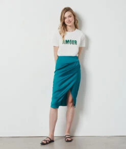 T-shirt Manches Courtes 100% Coton ECRU 9 T-shirt Manches Courtes 100% Coton ECRU -Damen mode Geschaft 654145380 6