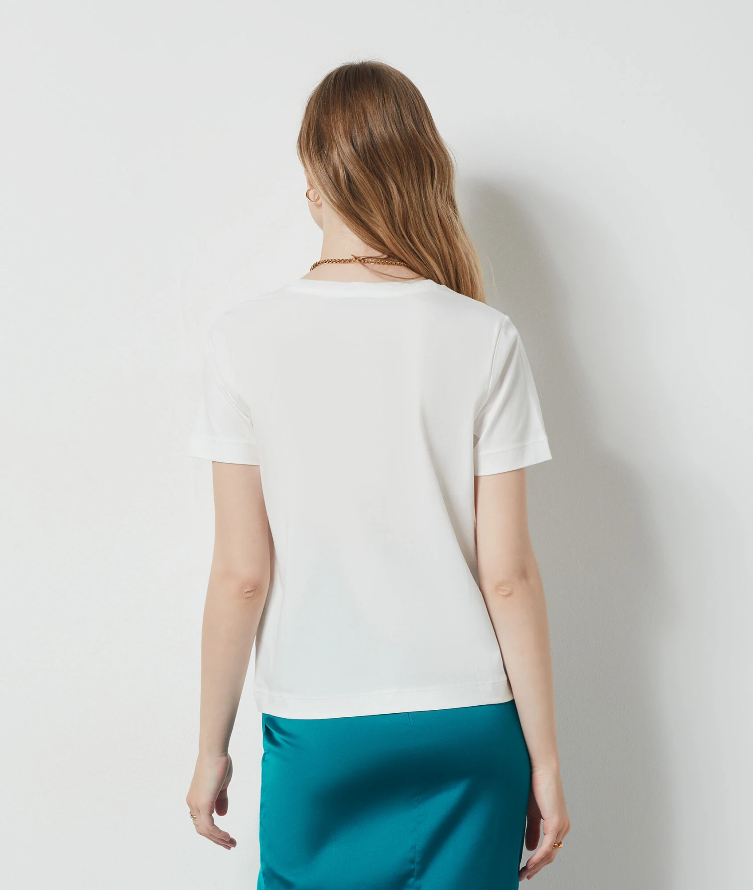 T-shirt Manches Courtes 100% Coton ECRU 4 T-shirt Manches Courtes 100% Coton ECRU – Bild 2