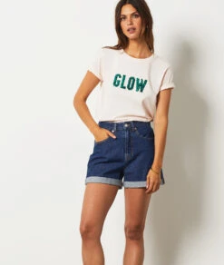 T-shirt "Glow" 100 %coton BLUSH 11 T-shirt "Glow" 100 %coton BLUSH -Damen mode Geschaft 654145394 c