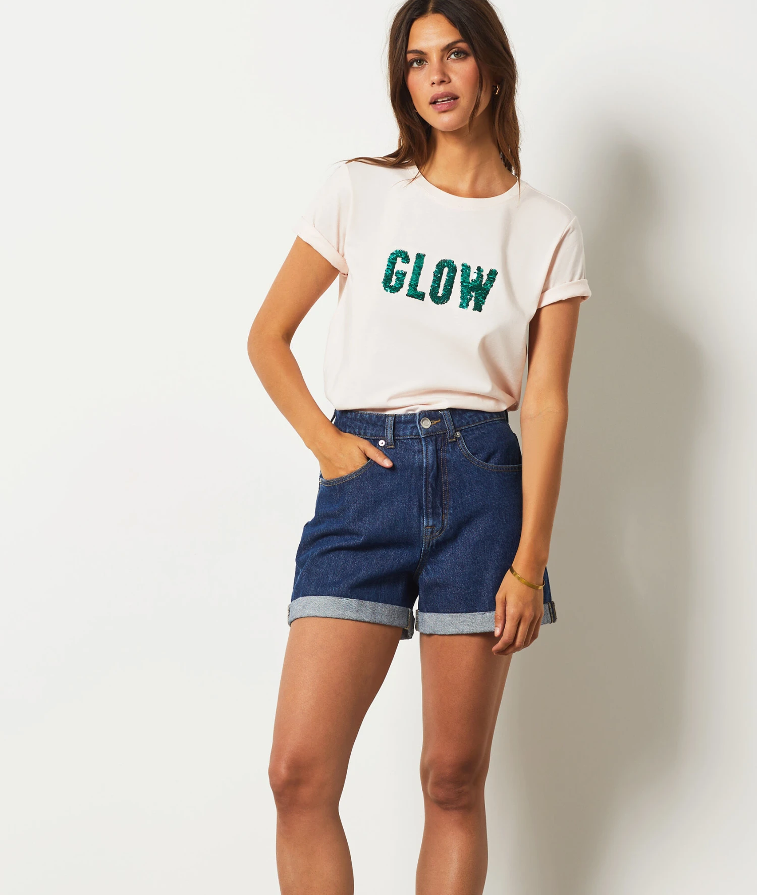 T-shirt "Glow" 100 %coton BLUSH 7 T-shirt "Glow" 100 %coton BLUSH – Bild 5