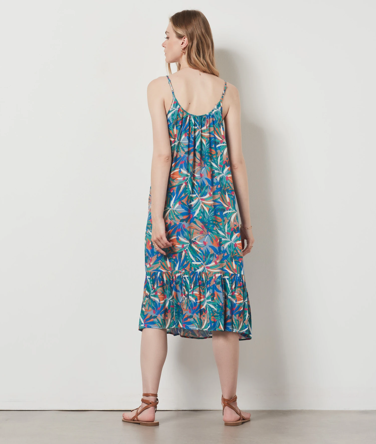 Robe Longue Imprimée BLEU 4 Robe Longue Imprimée BLEU – Bild 2