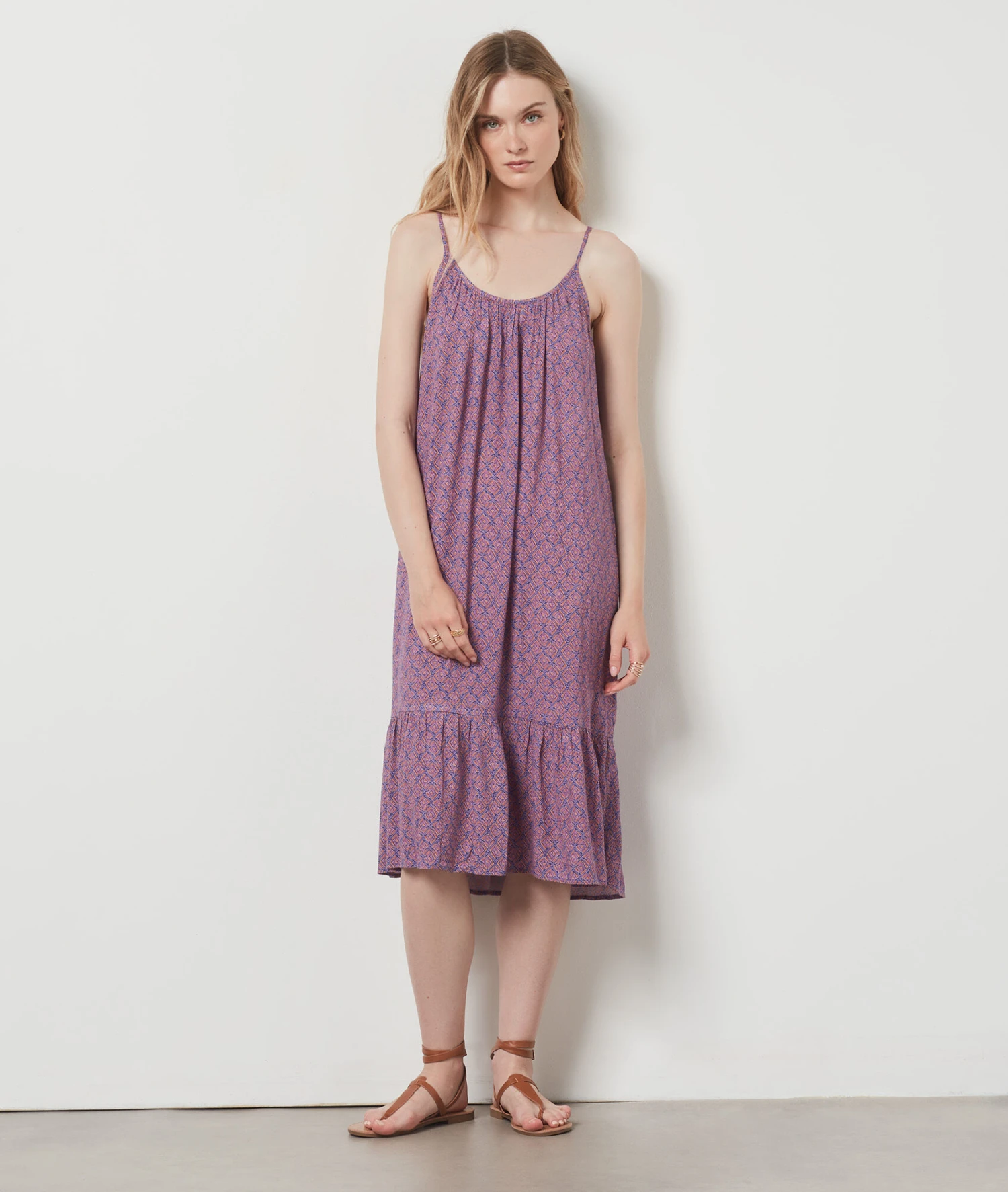 Robe Longue Imprimée IMP FOND MARINE 5 Robe Longue Imprimée IMP FOND MARINE – Bild 3